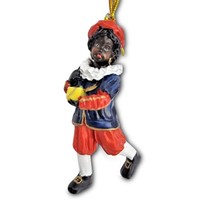 Typisch Hollands Piet met cadeau in de hand