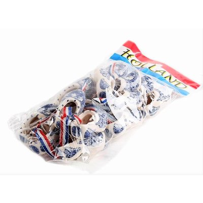 Matix 10 Pairs of Delft Blue Clogs