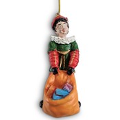 Typisch Hollands Päckchen Piet mit Rußtüchern - Tasche voller Geschenke 7cm