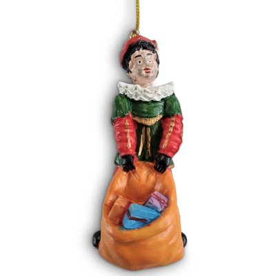 Typisch Hollands Päckchen Piet mit Rußtüchern - Tasche voller Geschenke 7cm