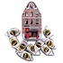 Typisch Hollands Amsterdam Shop House Minidose mit Hopjes