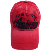 Robin Ruth Fashion Classic Amsterdam cap - Rood  - One love