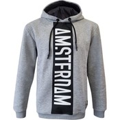 Holland fashion Hoodie - Amsterdam (vertikaler Schnitt) Schwarz-Weiße Akzente