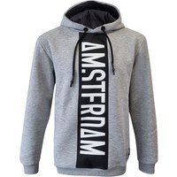 Holland fashion Hoodie - Amsterdam (vertical cut) Black & White accents