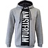 Holland fashion Hoodie - Amsterdam (vertical cut) Black & White accents