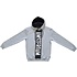 Holland fashion Hoodie - Amsterdam (vertical cut) Zwart-Witte accenten