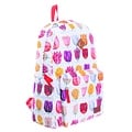 Robin Ruth Fashion Foldable backpack - Tulips - White