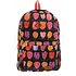 Robin Ruth Fashion Backpack foldable - Tulips - Black