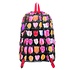 Robin Ruth Fashion Backpack foldable - Tulips - Black