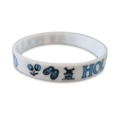 Typisch Hollands Rubber Bracelet - Holland - Delft Blue