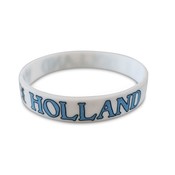 Typisch Hollands Rubber Armbandje - Holland - Delfts blauw