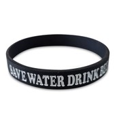 Typisch Hollands Rubber Bracelet - Amsterdam (save water drink bear)