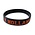 TTD Gifts Armband - Kautschuk - Schwarz - Oranger Text
