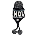 Robin Ruth Hat Holland - Black-White - flap hat