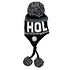 Robin Ruth Hat Holland - Black-White - flap hat