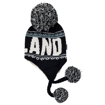 Robin Ruth Hat Holland - Black-White - flap hat