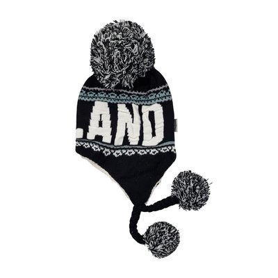 Robin Ruth Hat Holland - Black-White - flap hat