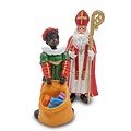 Typisch Hollands Sinterklaas en Piet  met cadeaus kostuum.(Groot)