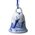 Heinen Delfts blauw Christmas bell windmills - Delft blue