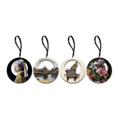 Typisch Hollands Christmas tree pendants -Ornaments- Mauritshuis- Masterpieces