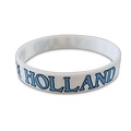 Typisch Hollands Rubber Armbandje - Holland - Delfts blauw