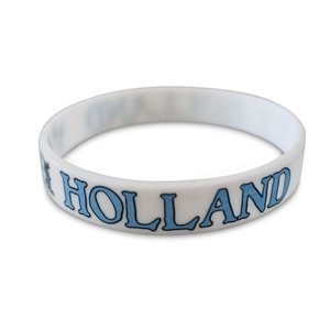 Typisch Hollands Gummiarmband - Holland - Delfter Blau