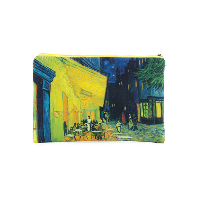 Typisch Hollands Pencil case - make-up bag - Night cafe - Terrace Vincent van Gogh