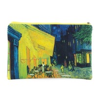 Typisch Hollands Etui - make-up tasje  -Nachtcafe - Terras Vincent van Gogh