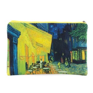 Museumgifts Holland Pencil case - make-up bag - Night cafe - Terrace Vincent van Gogh