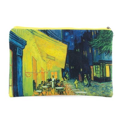 Museumgifts Holland Etui - make-up tasje  -Nachtcafe - Terras Vincent van Gogh