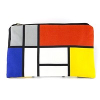 Typisch Hollands Etui - make-up tasje  -Mondriaan - Compositie