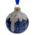Heinen Delfts blauw Delfter blaue Weihnachtskugel -Fassadenhäuser