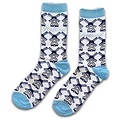 Holland sokken Damensocken - Delft Blue Windmills