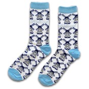 Holland sokken Women's socks - Delft blue Windmills