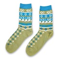 Holland sokken Damensocken - Grün - Tulpen - Holland Größe 36-42