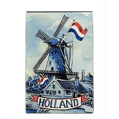 Typisch Hollands Spielkarten Holland Windmühle - Niederländische Flagge