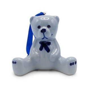 Typisch Hollands Weihnachtsanhänger - Delfter blauer Teddybär