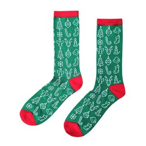 Holland sokken Falsche Weihnachtssocken (Herren) - Grün