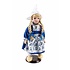 Typisch Hollands Puppe mit blau-weißen Kleidern