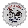 Typisch Hollands Opener magneet fiets Amsterdam