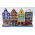 Typisch Hollands Amsterdam Fassadenhäuser - Set mit 4 Magneten.