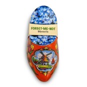Nijhuis  Klompje - Oranje met zaadjes "Vergeet me Nietjes"