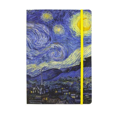 Typisch Hollands Softcover notitieboekje, A5, Van Gogh, Sterrennacht