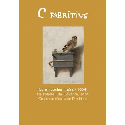 Museumgifts Holland Softcover notitieboekje, A5,Fabritius, Het Puttertje