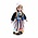 Matix Doll porcelain woman fur 20 cm