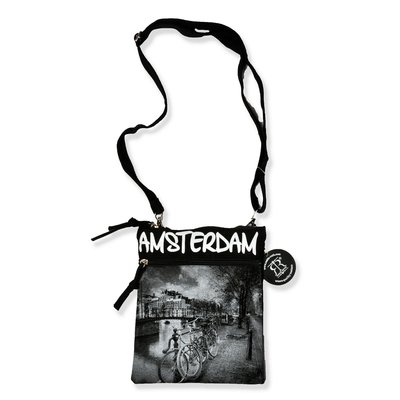 Robin Ruth Fashion Nektas - Passport bag -Amsterdam (bicycle-canal belt)
