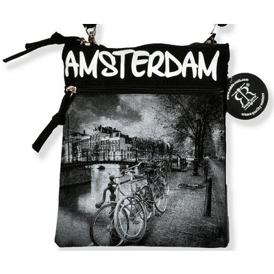 Robin Ruth Fashion Nektas - Passport bag -Amsterdam (bicycle-canal belt)
