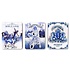 Typisch Hollands Set of 3 magnets - Delft blue Holland-Amsterdam