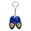 Typisch Hollands Keychain 2 clogs - Blue