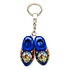 Typisch Hollands Keychain 2 clogs - Blue